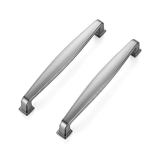 Image of Ravinte 30 Pack Solid 5 Inch Cabinet Handles - Brushed Nickel & Satin Nickel Drawer Pulls - Kitchen Cabinet Hardware