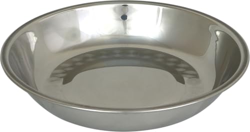 C.A.O. - Assiettes creuse en Inox - Hauteur 3,3 cm - Diamètre ø 19 cm