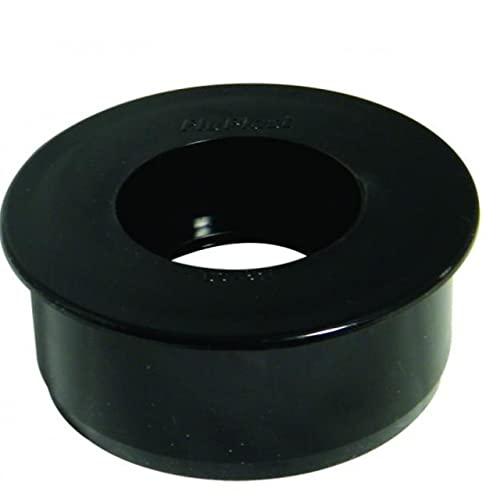 Image of PACK OF 2 - FLOPLAST 110mm Waste Pipe 110x50 Reducer - Black