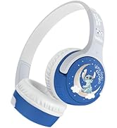 【ディズニースティッチ】Belkin 子供用 ワイヤレスヘッドフォン ヘッドセット 通話マイク搭載 音量制限機能 ボイスチャット マイク付き 最大30時間連続再生 Bluetooth5.0 防水...