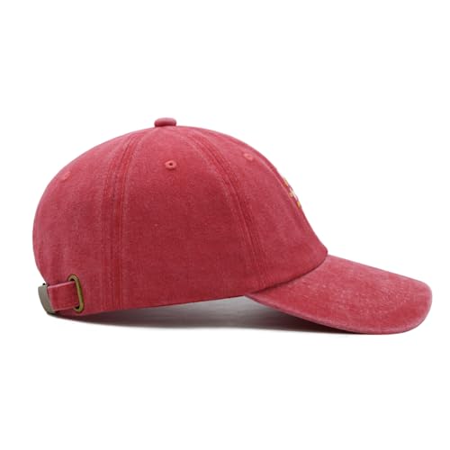 Wodeal Chapéus de Natal para adultos com caixa de presente, boné de beisebol de Papai Noel ajustável