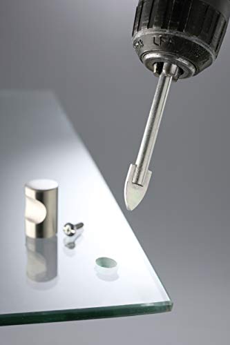 kwb Glasbohrer Ø 3 mm (hartmetallbestückt, für Glas, Fliesen und Porzellan, Fliesenbohrer, universel