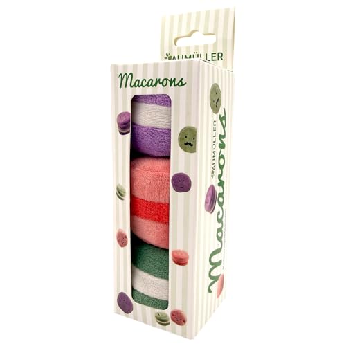 Aumüller Katzenspielzeug Macarons 3er Set - Spielzeug für Katzen mit Katzenminze und Silver Vine