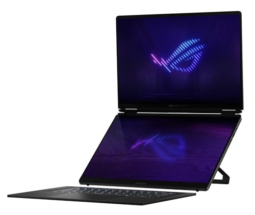 Image of EXCaliberPC [2026] ASUS ROG Zephyrus Duo GX651AR-DB96 Pro Extreme (Intel Ultra 9 386H, 32GB RAM, 4TB NVMe SSD, NVIDIA GeForce RTX 5070Ti, 16 inch 120Hz OLED Touch, Windows 11) Gaming Laptop