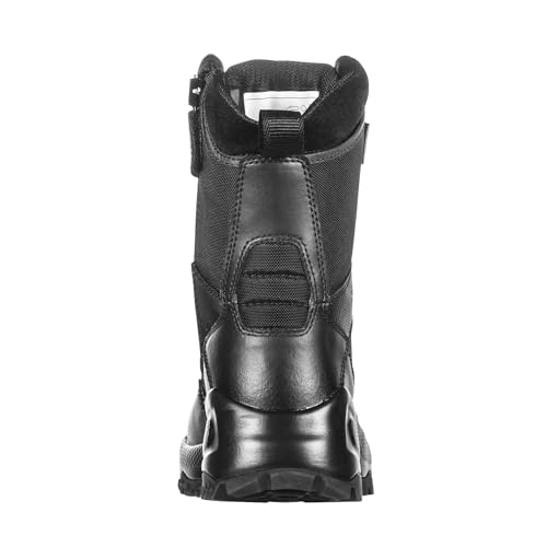 Image of 5.11 Tactical Women's A.T.A.C. 2.0 8 inch Storm Boot - Waterproof Tactical Duty Boot with Cushioned Comfort, Slip-Resistant Outsole & Side Zipper, Black, Style 12406ABR