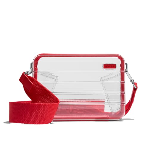Image of Away Stadium Bag, Stadium-Approved Clear Purse & Crossbody Bag | Clear Stadium Bag for Concerts, Festivals and Sports Events, Compact 5 inch x 3 inch x 7 inch Crossbody Design