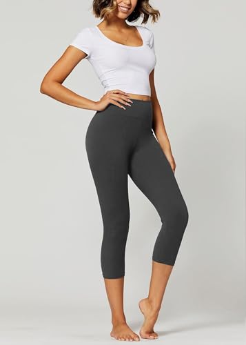 Image of Conceited High Waist Leggings in Shorts, Capri and Full Length - Buttery Soft - 3 inch High Waistband - Regular and Plus Size