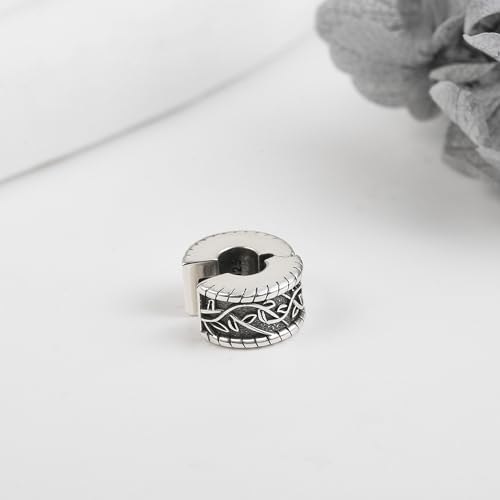Abalorio de plata de ley de árbol de la vida para pulsera de dijes amuleto 4