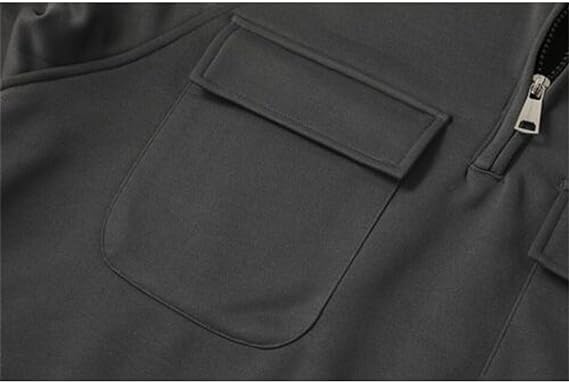 Lenago Hoodies for Men Tactical Sweatshirt Quarter Zip Cargo Pullover Hoodies Winter Lightweight Western Aztec Ethnic Jacket2