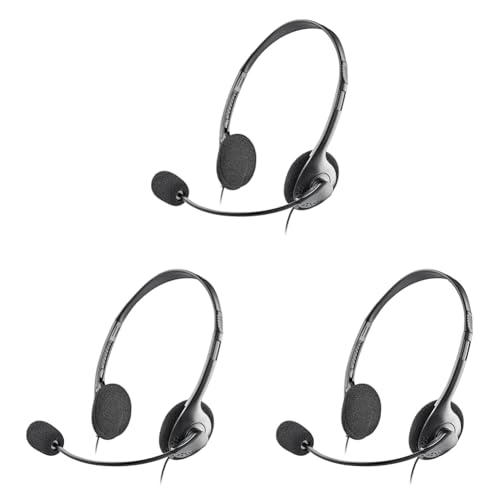 NGS MS103 MAX - Auriculares con Cable, Cascos con Cable para Ordenador, Auriculares con Micrófono, Diadema y Micro Ajustables, Ligeros, Control de Volumen, Conexión Jack 3.5 mm, Longitud Cable 1.5 m