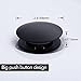 KES Pop Up Drain with Overflow with Detachable Hair Catcher Sink Drain Strainer for Bathroom Sink Drain Matte Black, S2018A-BK