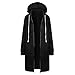 Produktbild Frauen Long Coat Zipper Hooded Jacke Herbst Winter Casual Loose Female Coat Hoodies Sweatshirt Hoody Jacks Plus Size 5XL