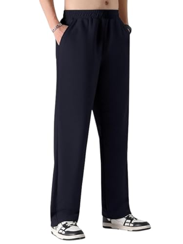 Image of GRECIILOOKS Men's Loose Mid Rise Regular | Sports Stylish Track Pant | Trouser (Available in Plus Size)
