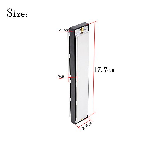 KKmoon 24 buracos Tremolo gaita boca órgão chave de C para alunos iniciantes