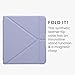 kwmobile Origami Case Compatible with Kobo Forma Case - Slim PU Leather Cover with Stand - Lavender