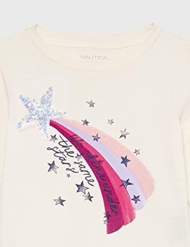 Image of Nautica Girls' Long Sleeve Graphic T-Shirt