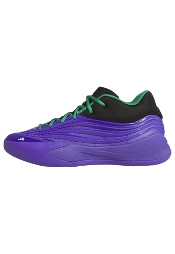 Adidas Unisex-Adult Dame X Basketball, Supplier Colour/Black/Court Green, 9