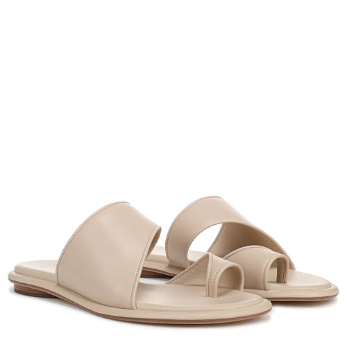 Vince Women's Lukas Slide Sandals Birch Sand Beige Leather 6 Medium by Vince - Image 7