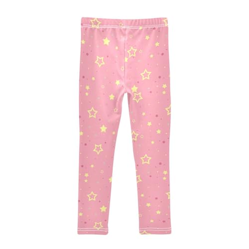 Twinkle Star Girls Leggings,Workout Leggings for Girls Toddler Athletic Legging Size for 3-10T2