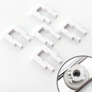 5 Stück Ersatz Besteckkorb Klammer passend für Miele 09759811 - Geschirrspüler Spülmaschine Besteckeinsatz Clip Ersatzteil - PrintBTW