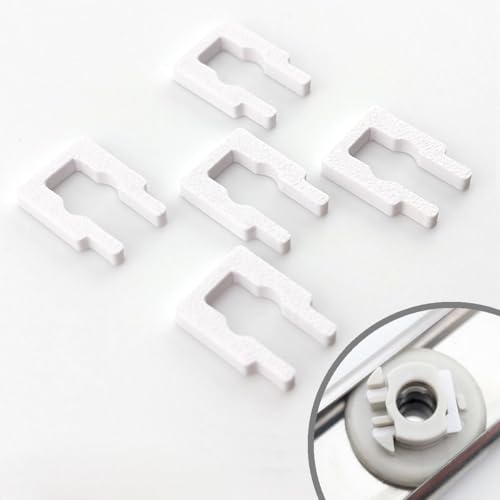 5 Stück Ersatz Besteckkorb Klammer passend für Miele 09759811 - Geschirrspüler Spülmaschine Besteckeinsatz Clip Ersatzteil - PrintBTW