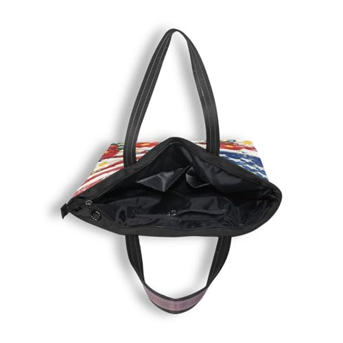 Image of Women Turtle Tote Bag Polyester Handbag Zippered Tote Bag Turtle Tote Purses,Summer Beach Tote Bag