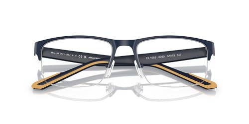 Image of Armani Exchange mens Ax1068 Rectangular Prescription Eyewear Frames