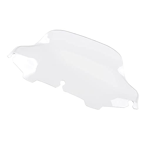 Image of Clear 8 inch Wave Windshield Windscreen Compatible for 1996-2013 Harley Davidson Touring Street Glide Electra Glide FLHT FLHTCU Ultra Classic Glide FLHX FLHTK 96-13 (Tint)