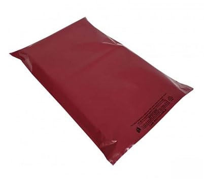 Burgundy 6.5" x 9" Plastic Postage Mailing Bags 5000 Pack