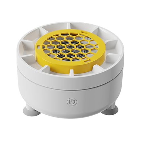 Genérico Centrifugadora de Ensalada,Máquina Rotativa 1800 mAh - Limpiador Centrifugador De Bayas Inalámbrico,para Cocina Alimentos Productos Frescos Bayas Preparación de Alimentos Encimera