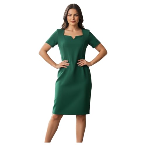 Vestido Tubinho Social Premium Feminino - Tam. Único (Verde)