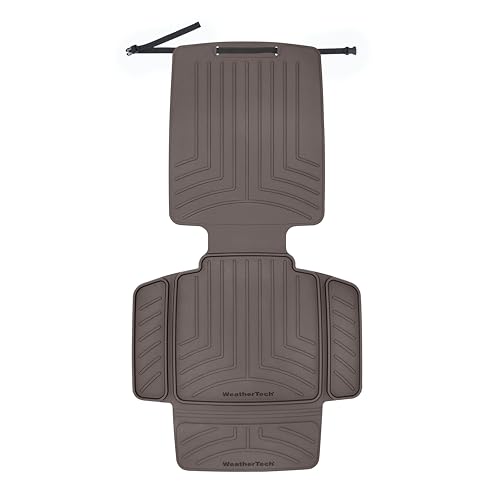 Image of WeatherTech Child Car Seat Protector with Back Cocoa