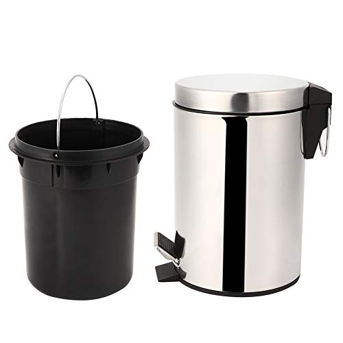 Caneca de basura de acero inoxidable 3L con pedal miniatura 5