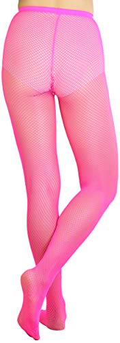 Image of ToBeInStyle Women's Sexy Vibrant Fine Classic Fishnet Full Footed Pantyhose