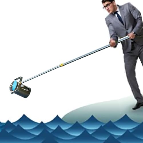 MLYAYE Pendulum Sampler Ladle 17Fl oz with Super Light Long Handle, Commercial Economy Telescopic Water Sampling Dipper for Pipeline/Surface Wastewater(0.61-1.5m/2-4.9ft)