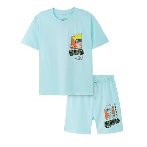 Image of Nap Chief Unisex Kids Cotton Official Characters Printed Co ord Sets for Boys & Girls, T Shirt and Shorts for Casual Wear