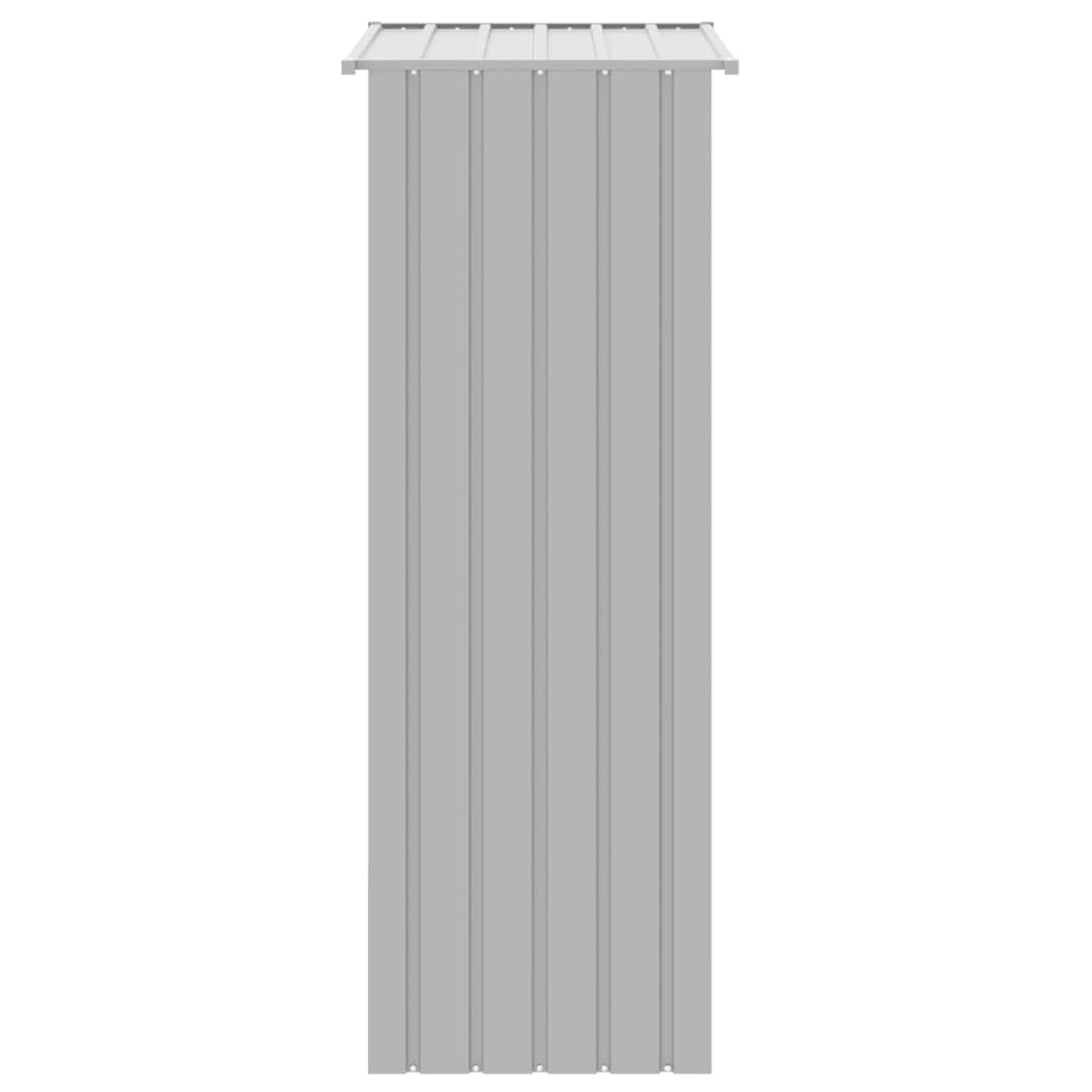 Festnight Pajarera Exterior de Aluminio, Jaula para Pájaros, Pajarera Metálica de Exterior, Jaula para Mascota Aves Loros Canarios y Otros Animales Pequeños, Gris 115x78x200 cm