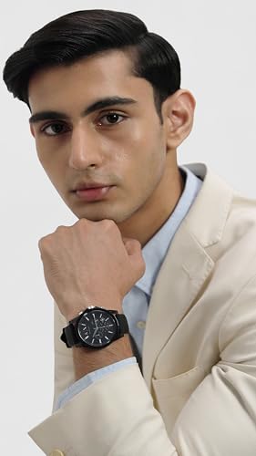 La Mejor Selección de Reloj Armani Negro Top 10. 8 Reloj Armani Negro marca AX ARMANI EXCHANGE (2)