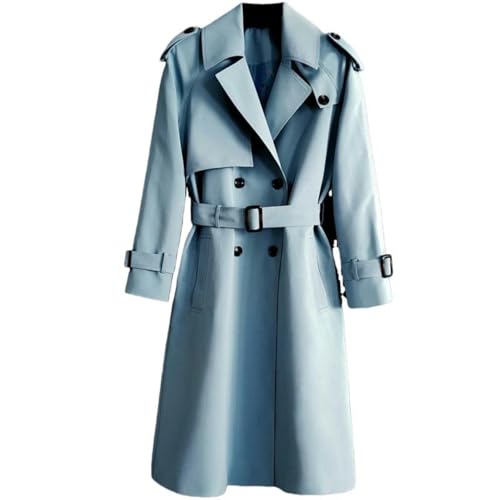 Trench extra long homme contre le vent frais de mi-saison