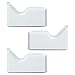 JAM PAPER Colorful Desk Tape Dispensers - White - 3/Pack