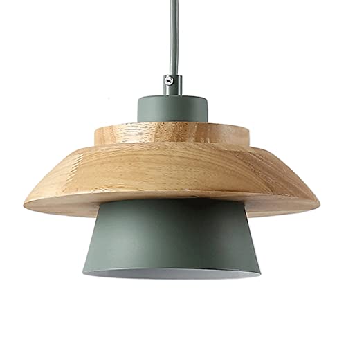 Suspension de 7,8 pouces en bois | Éclairage doux chambre et couloir