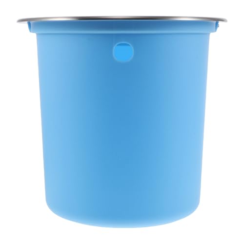 Toyvian Cubo de Basura Tapa Abatible Papelera Empotrada de Cocina para Encimera Empotrada Ahorrador de Espacio