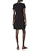 Daily Ritual Women's Short-Sleeve Scoop Neck Dress, Black, X-Large