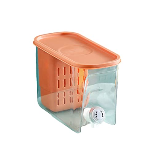 Distributeur de boisson plastique ZR98US carafe frigo avec robinet et couvercle hermetique