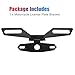 Universal Motorcycle License Plate Bracket, Adjustable Folding Mount Holder with Tail Light, for Scooter ATV Dirt Bike.Car Accessories (Black#M)