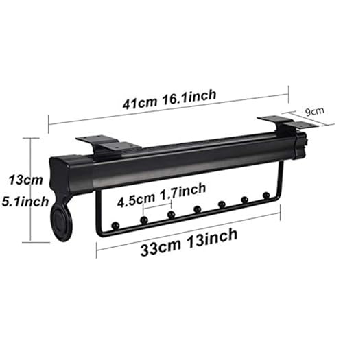 Rack de rail pour pantalons extensible LWX dressing