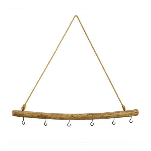 NaDeco Deko Holzstange mit Kordel & Haken – Treibholz Hänger für Fenster, Tür & Wand | Natur Zweig zum Aufhängen | Fensterdeko, Türhänger, Wanddeko, Größe:80cm mit 6 Haken NaDeco Deko Holzstange mit Kordel & Haken – Treibholz Hänger für Fenster, Tür & Wand | Natur Zweig zum Aufhängen | Fensterdeko, Türhänger, Wanddeko, Größe:80cm mit 6 Haken