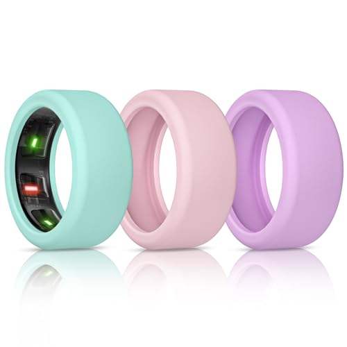 BandSmith Silicone Ring Cover Compatible with Oura Ring Protector, Elastic Case for Oura Ring Gen...