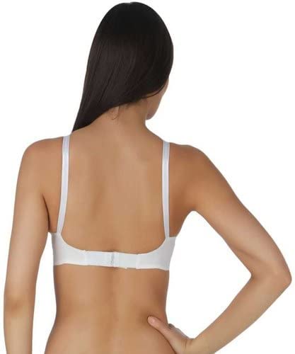 Image of White Cotton Bra for Women Non Padded and Non Wired Bra Everyday Regular wear Full Coverage Ladies Bra (Color - White) (Size All) (Pack of 2)