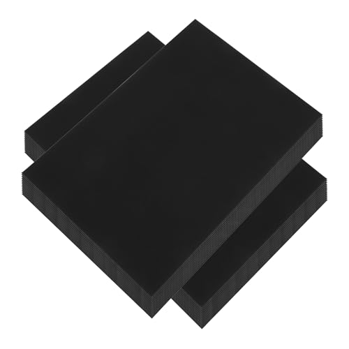 Papier cartonné noir pour bricolage artistique origami et peinture DIY